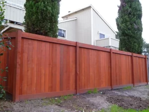 fence staining