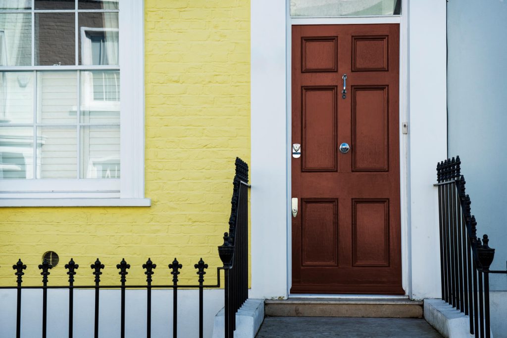 What is the proper procedure for painting a Door and Window?